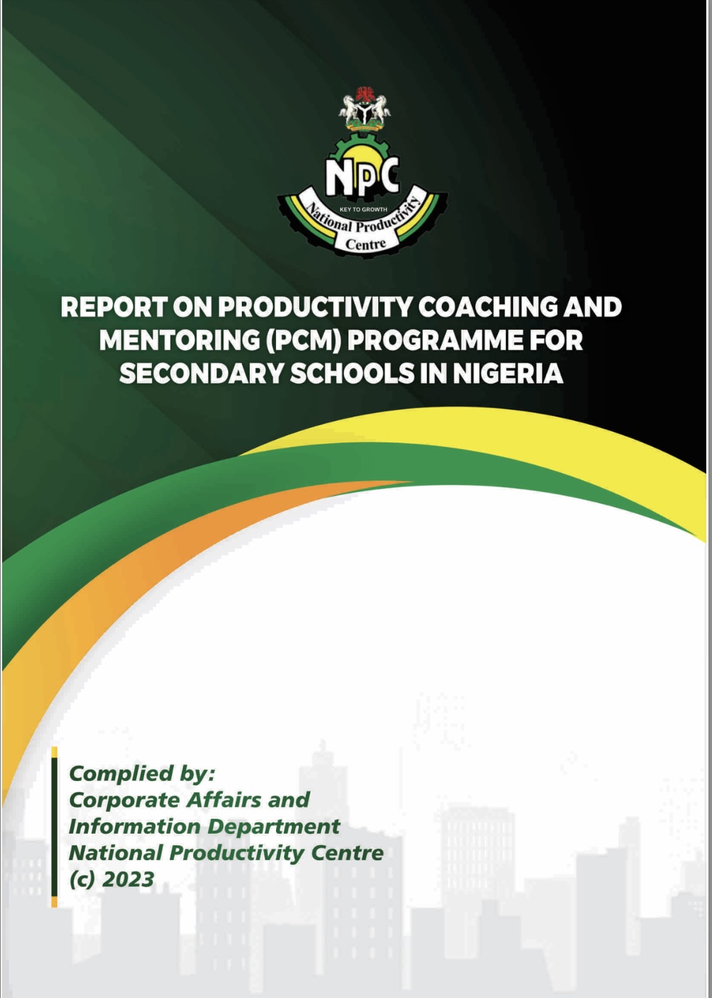 Report on Productivity Coaching And Mentoring (PCM) Programme for secondary schools in Nigeria
